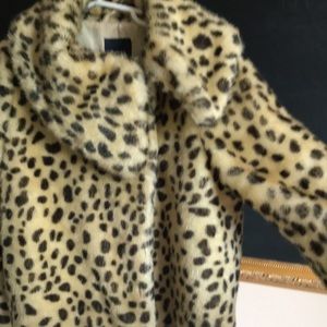 Gap Kids Little Girls Leopard Swing Coat